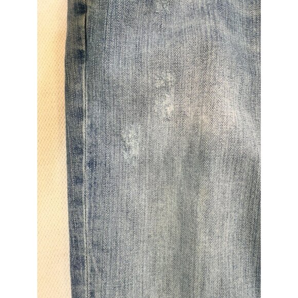 Vintage Men's BKE Tyler Jeans 30x30 Blue Distressed Relaxed Fit - Picture 5 of 11